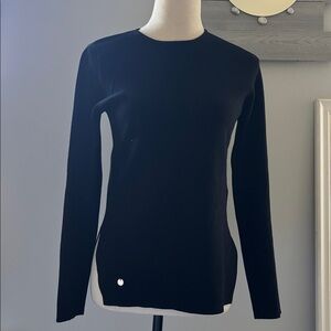 Adolfo Dominguez Classic Black Knit Top